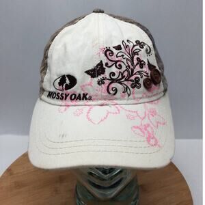 Cabelas Mossy Oak Women's Camo Baseball Hat Cotton